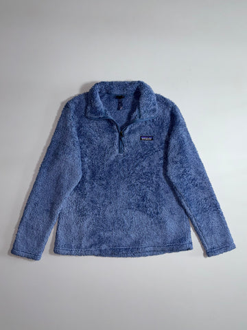 Patagonia Los Gatos Fleece Quarter Zip Blue sherpa fleece Women’s (M)