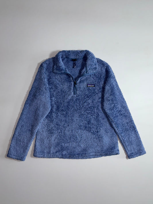 Patagonia Los Gatos Fleece Quarter Zip Blue sherpa fleece Women’s (M)