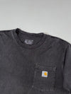 Carhartt Pocket T-Shirt  Faded Black Relaxed Fit (XL)