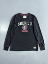 Shen Lu | American Casual Graphic Longsleeve Navy | (L)