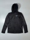 Nike Therma-Fit Black Fleece-Lined Zip-Up Hoodie (S/M)