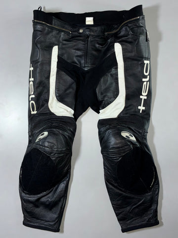 Held Racing Leather Motorbike (Knee Pad)Pants (W:40|L:37)