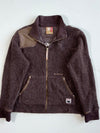 Black Yak Brown Sherpa Fleece Zip Jacket(S)