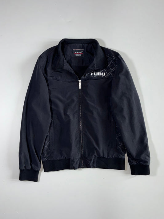 Vintage FUBU The Collection Black Track Jacket (M)
