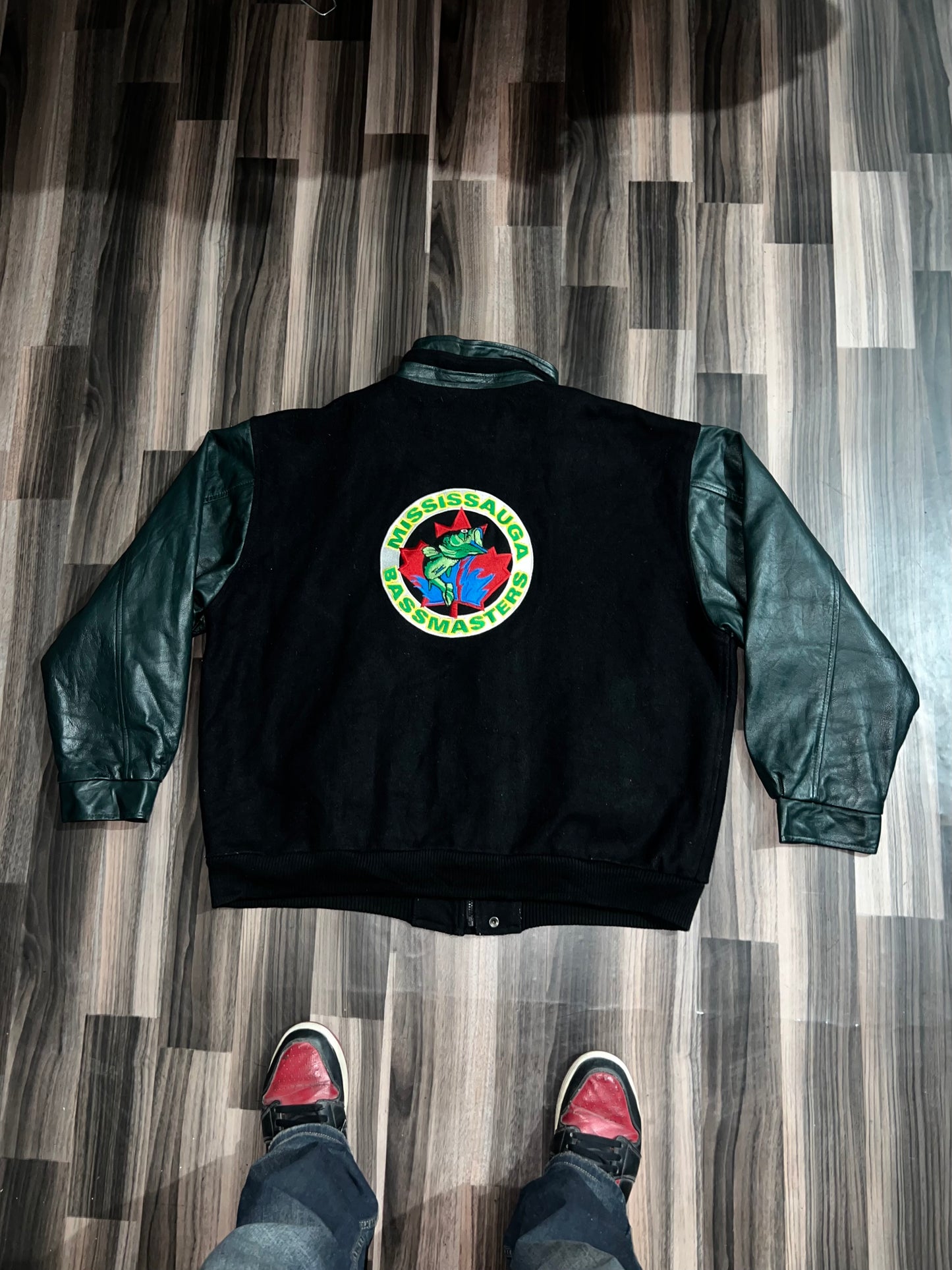 Ultra Premium Varsity Jacket with Premium Leather on sleeve (2XL) (RARE)