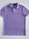 Polo Ralph Lauren Vintage Lavender Marl Custom Slim Fit Polo T-Shirt (M)