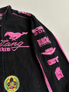 JH Design Ford Mustang “The Legend Lives” Embroidered Racing Jacket (2XL/3XL)