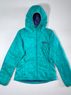 Patagonia Women’s Teal Quilted Nano Puff Style Hooded Jacket Women’s (XS)