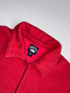 Roots Canada Embroidered Quarter Zip Sweatshirt Red (XL)