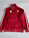 Kappa Italia Track Jacket Burgundy with White Stripes(M)