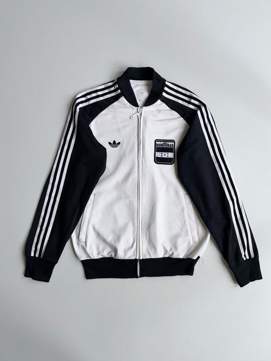 Adidas Honduras Track Jacket –White/Black, Football Edition (S)