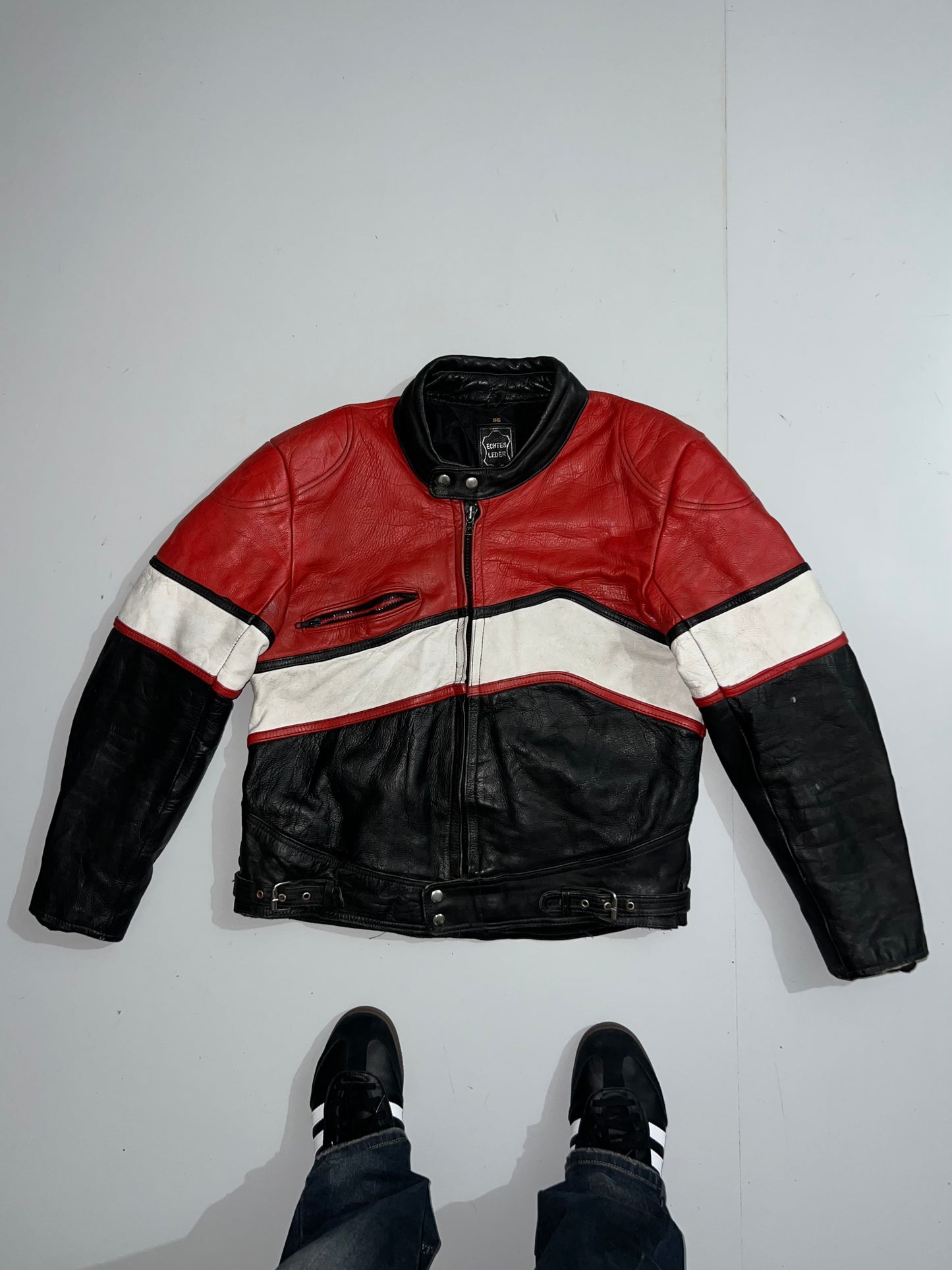 ZSuper Premium Original Leather Racing Jacket (M/L)