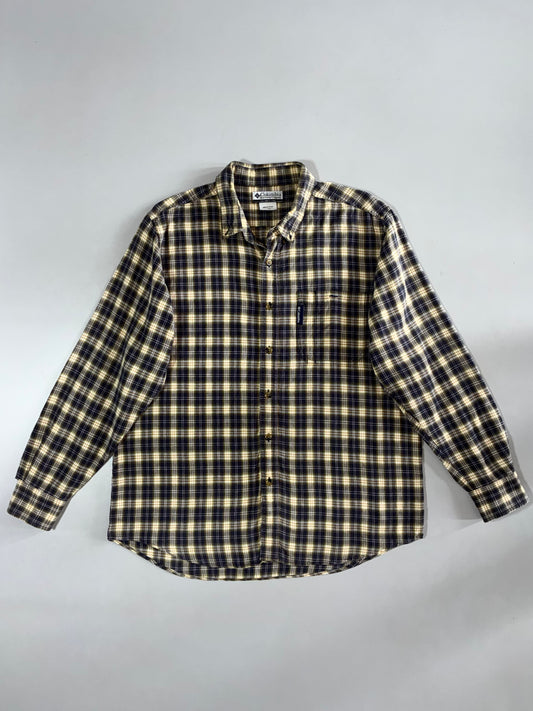 Columbia Plaid Flannel Shirt (XL)