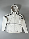 Adidas Z.N.E. reversible Heather Grey Black Stripe Hoodie (S)
