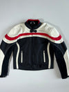 Bieffe Black Red & White Racing Motorcycle Jacket (M)