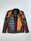 Vintage Black Yak Namaste Patchwork Fleece Jacket(L)