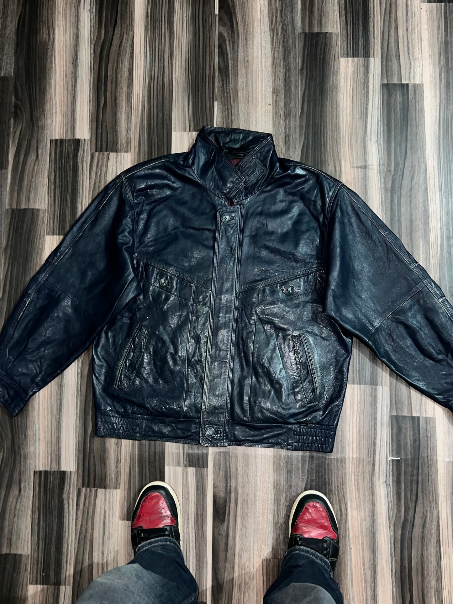 A b Super Premium Original Leather (LeatherColour Fad-ding (XL)