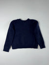 Vintage Polo by Ralph Lauren Navy Lambswool V-Neck Sweater WOMENS (XS)