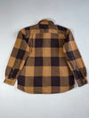 Carhartt Brown Buffalo Plaid Fleece-Lined Shirt Jacket (XL)