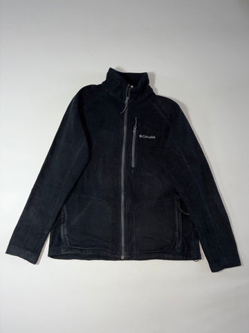 Columbia Sportswear Full Zip Fleece Jacket – Black (L)