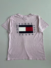 Tommy Jeans Embroidered Flag Logo T-Shirt (L)