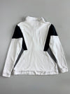 Jordan Flight Colorblock Quarter-Zip Sweatshirt – White/Black/Grey (L)