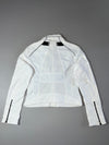 Marc Cain White Moto Jacket women's (S)