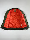 Authentic Feltics MA-1 Flight Bomber Jacket – Olive/Orange Quilted Lining (L)