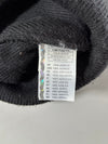 Vintage Carhartt Black Ribbed Knit Watch Beanie (H:12 inches/W:18 inches)