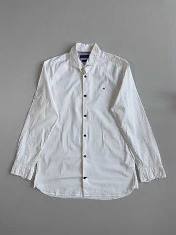 Tommy Hilfiger Slim Fit Long Sleeve Button-Up Shirt (M)