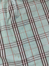 Burberry Nova Check Shirt – Mint Blue Button-Down (S)