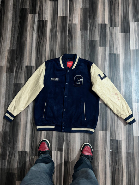 Z Ultra Premium Guess Original leather Sleeve Jacket (L) can also fit (M)