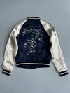 ONLY “Our Story” Satin Souvenir Bomber Embroidered Jacket (Xs)