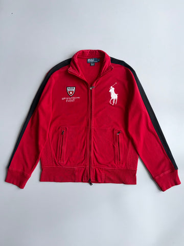 Polo Ralph Lauren Suisse RL 1934 PC Winter Event Big Pony Double zipper Track Jacket Red (M/L)