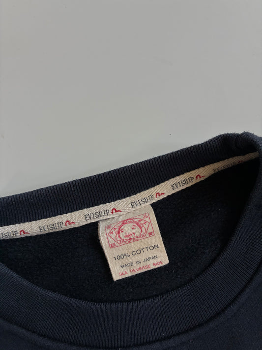 EVISU Japan E&S Surf Hawaii Graphic Crewneck Sweatshirt – Made in Japan (L)