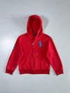 Polo Ralph Lauren Big Pony Zip Hoodie in Red (S)