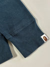 Vintage BAPE College Logo Crewneck Sweatshirt – Navy/Orange – (M)