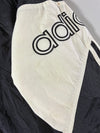 Vintage 90s Adidas Originals Navy Colourblock Hooded Windbreaker — (XL)