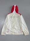 Puma Scuderia Ferrari White/Red Hooded Windbreaker Jacket Official F1 Team Merchandise (L)