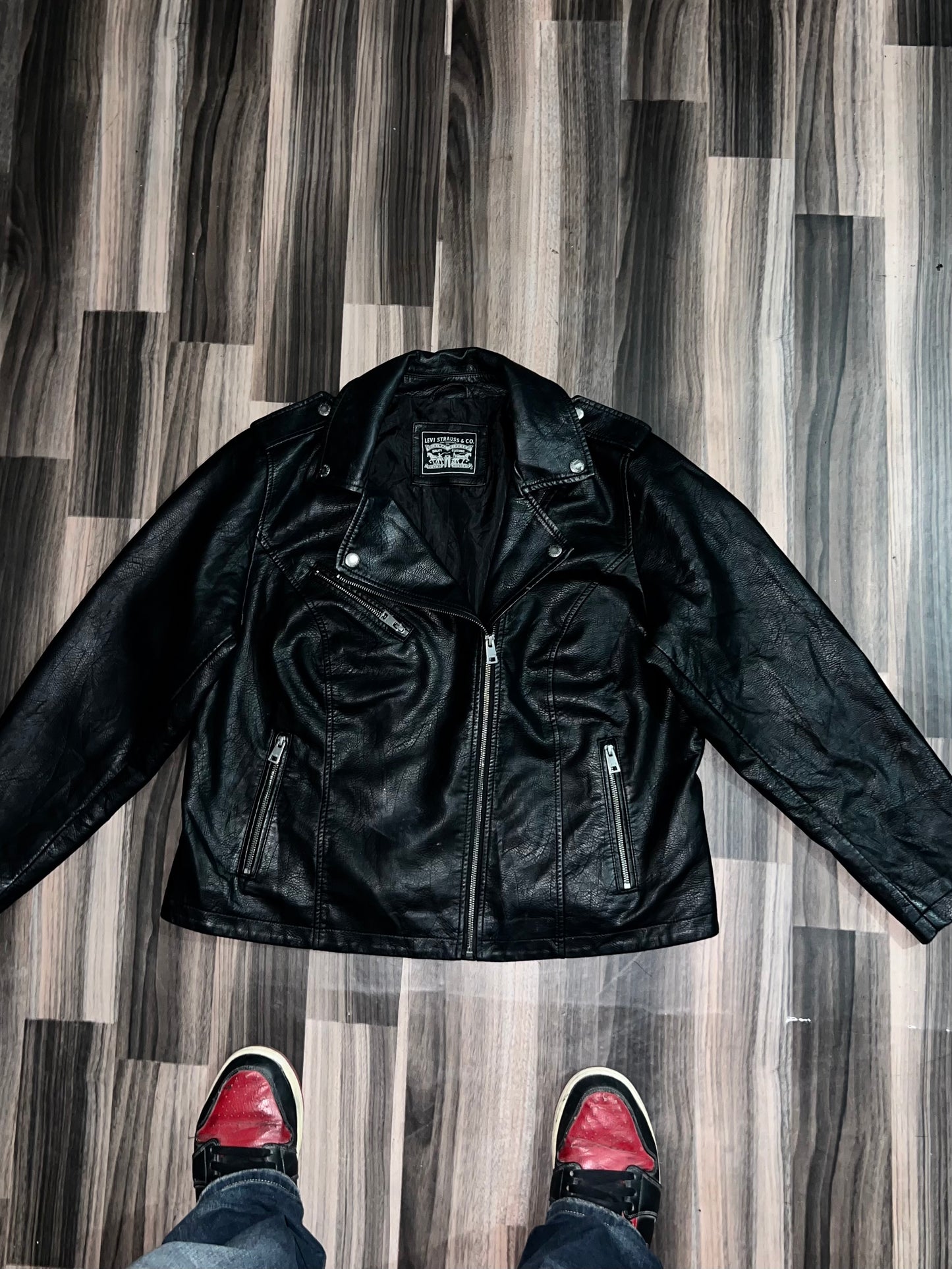 ZLevi* Original Leather JacketSuper  (RARE) (L)