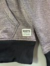 Roots Canada Athletics Heather Purple Fleece-Lined Zip Hoodie – (S/M)