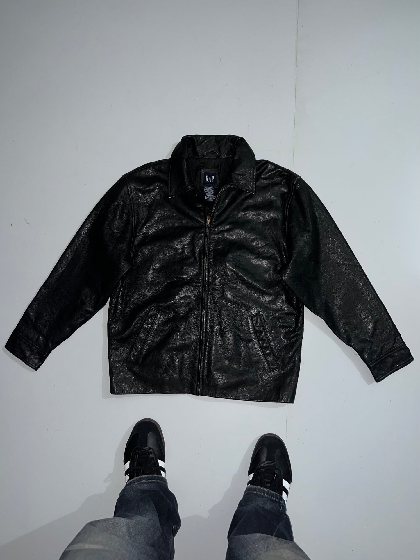 ZGAP Original Leather Jacket (RARE FIND) (S)