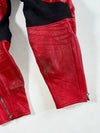 Vintage Schwabenleder Yamaha R1 Two-Piece Leather Racing Suit Jacket + Pants Set – Made in Germany (M) Pant (W:38|L:40)(PADDED)