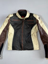 Dainese Original Italian Pure Leather Racing Jacket Padded Womens (S)