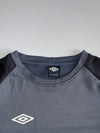 Umbro Grey/Black Colourblock Crewneck (L)