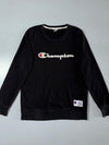 Champion Big Logo Sweatshirt – Black, (S)