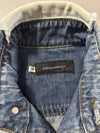 Dsquared2 Patchwork Denim Jacket – Distressed Indigo Trucker (S)