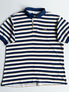 Lacoste Striped Polo Navy/White/Yellow (Xl)