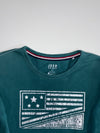 Jeep Spirit “Symbol of Freedom & Capability” Flag Graphic Sweatshirt – Forest Green (M)