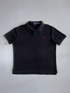 Polo Ralph Lauren Black Custom Slim Fit Polo (XL)